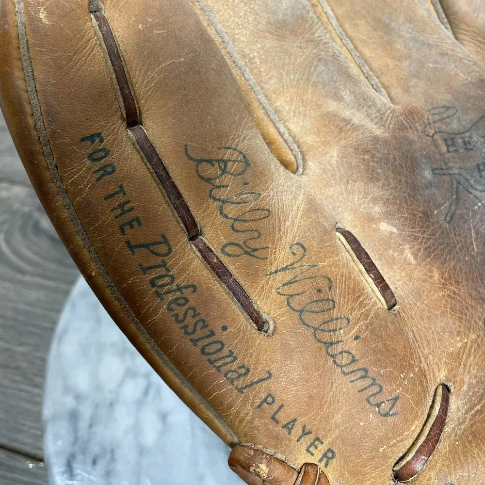 Vintage Rawlings Heart of‎ Hide Baseball Glove XFG 7 Billy Williams 60s LHT